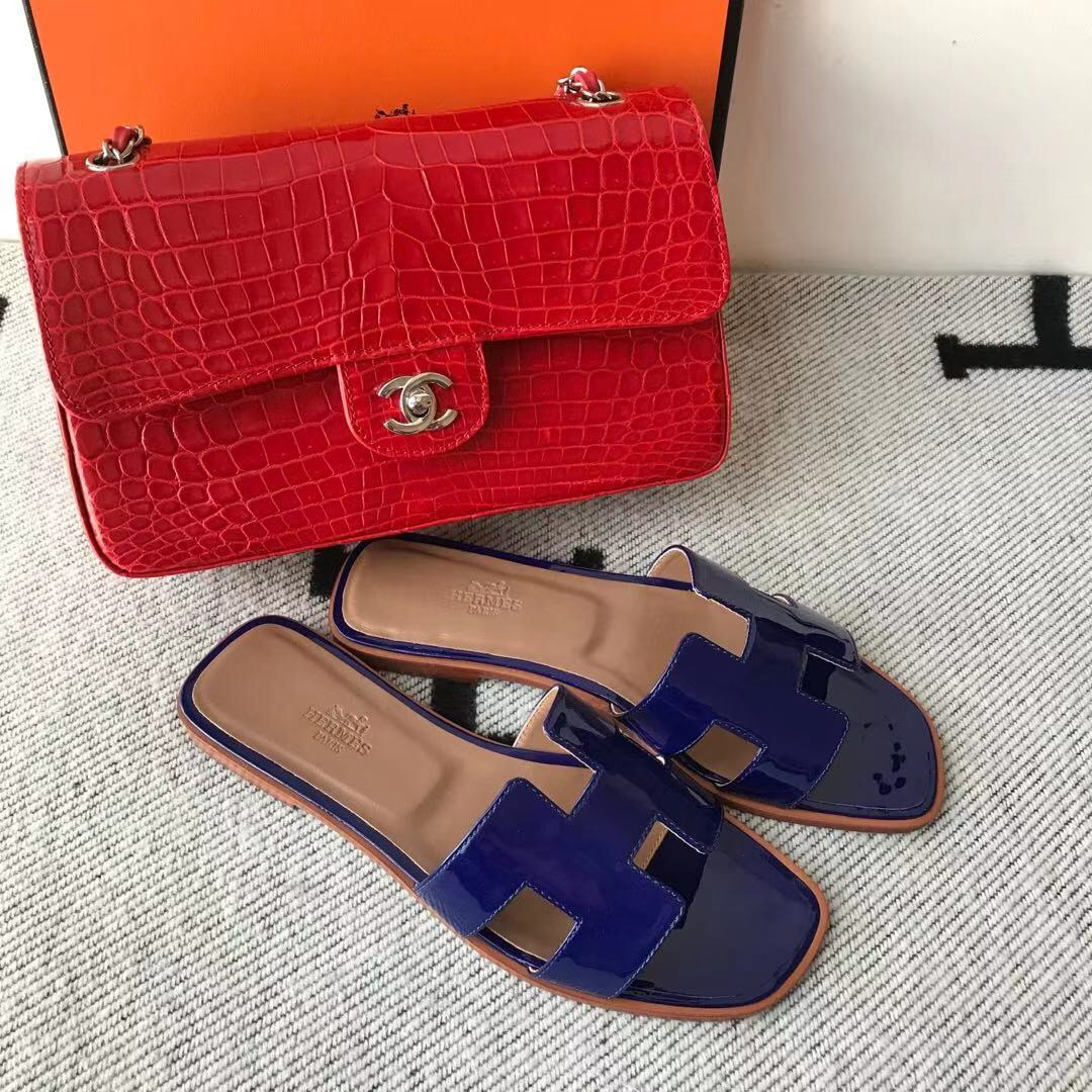 에르메스 올수공 오란 슬리퍼 샌들 페이던트 18